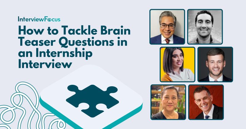 How to Tackle Brain Teaser Questions in an Internship Interview